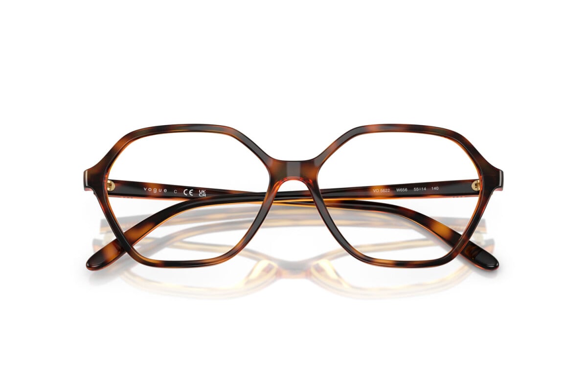 VOGUE - W656 AVANA SCURA | OCCHIALE DA VISTA DONNA - VO 5622 TAGLIA 53