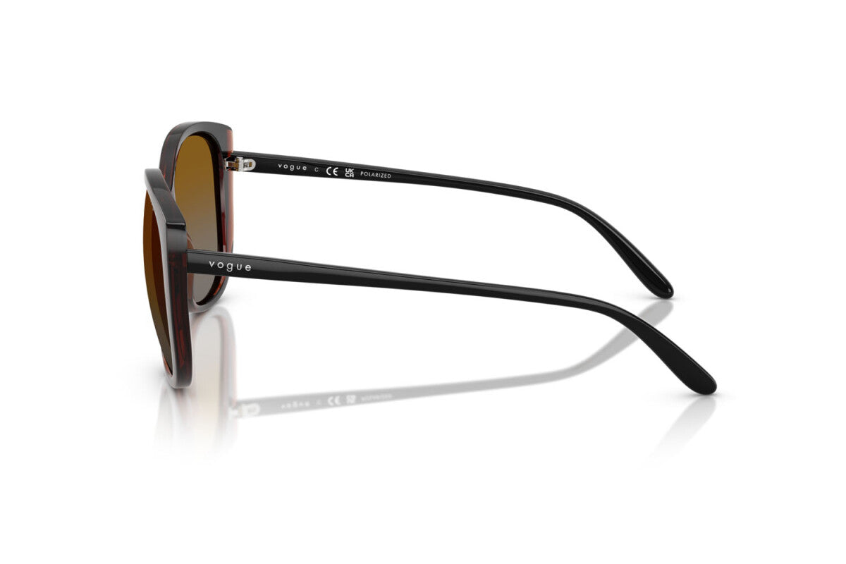 VOGUE - 2386T5 TOP AVANA SCURO/CASTANO CHIARO | OCCHIALE DA SOLE DONNA - VO 5623S TAGLIA 55