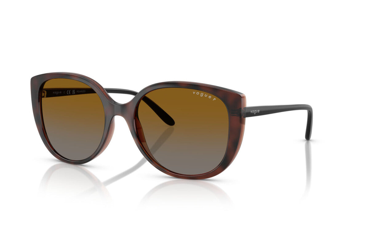 VOGUE - 2386T5 TOP AVANA SCURO/CASTANO CHIARO | OCCHIALE DA SOLE DONNA - VO 5623S TAGLIA 55