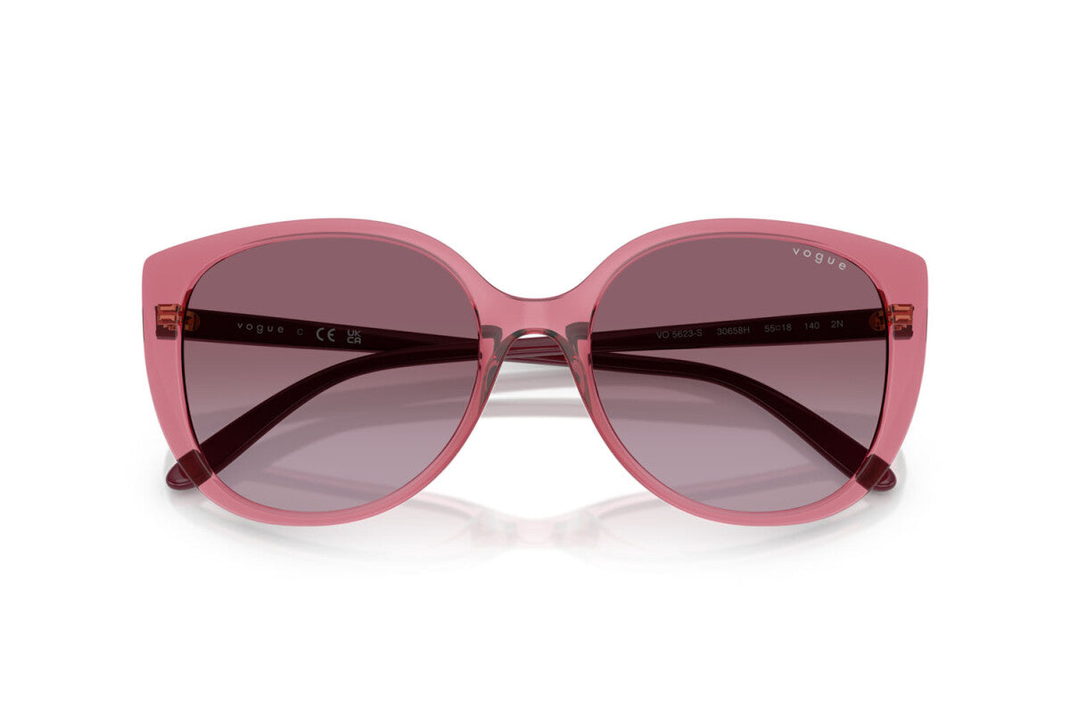 VOGUE - 30658H VIOLA TRASPARENTE | OCCHIALE DA SOLE DONNA - VO 5623S TAGLIA 55