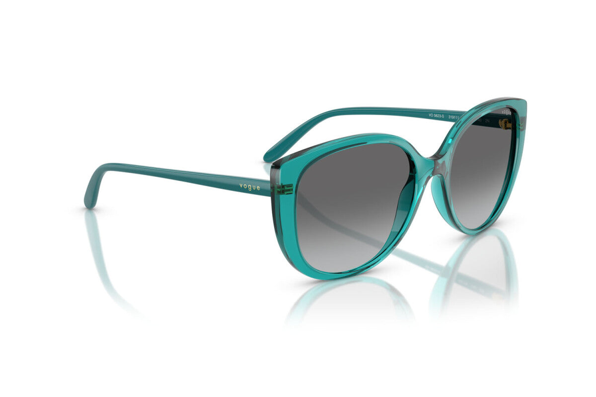 VOGUE - 319111 PETROLIO TRASPARENTE | OCCHIALE DA SOLE DONNA - VO 5623S TAGLIA 55