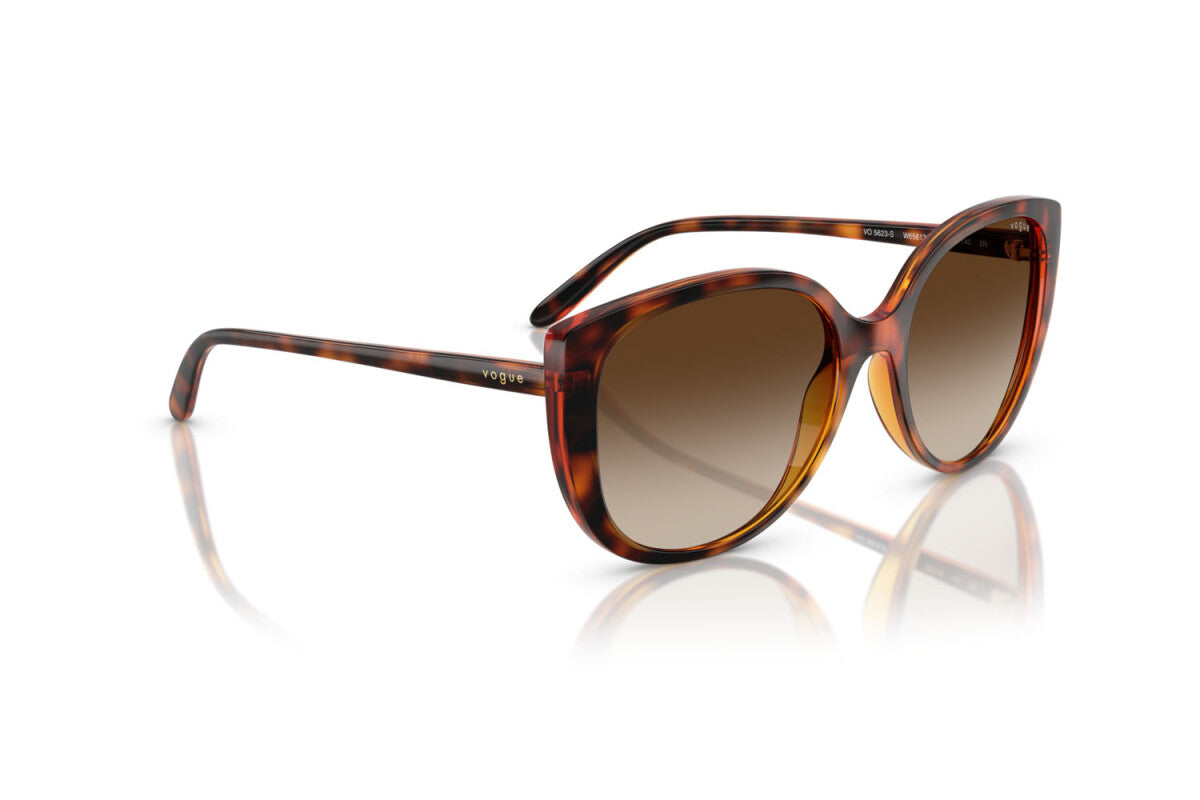 VOGUE - W65613 AVANA SCURA | OCCHIALE DA SOLE DONNA - VO 5623S TAGLIA 55