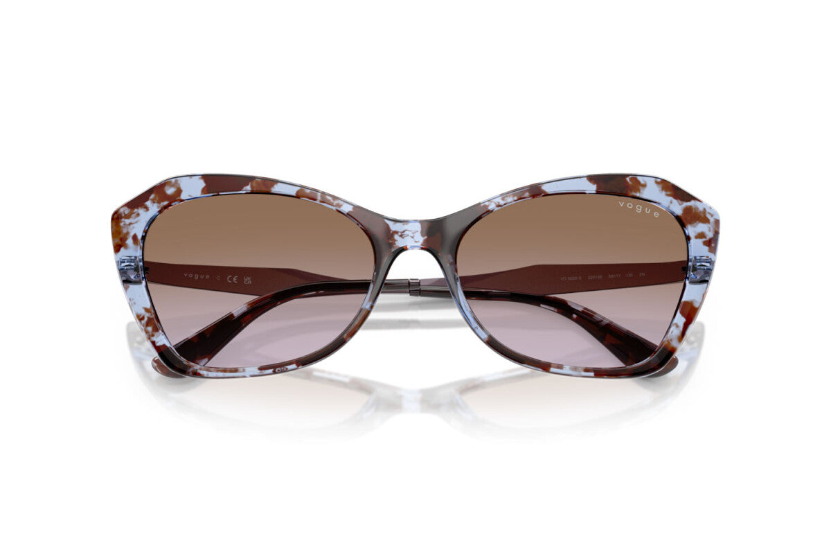 VOGUE - 320168 AVANA BLU | OCCHIALE DA SOLE DONNA - VO 5626S TAGLIA 56