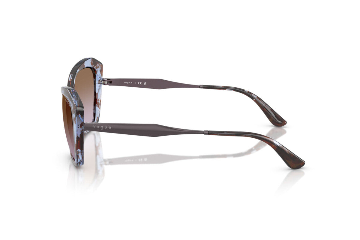 VOGUE - 320168 AVANA BLU | OCCHIALE DA SOLE DONNA - VO 5626S TAGLIA 56