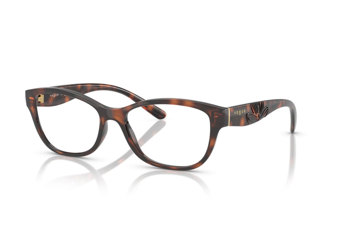 VOGUE - 2718 AVANA COMPLETAMENTE SCURA | OCCHIALE DA VISTA DONNA - VO 5627 TAGLIA 52