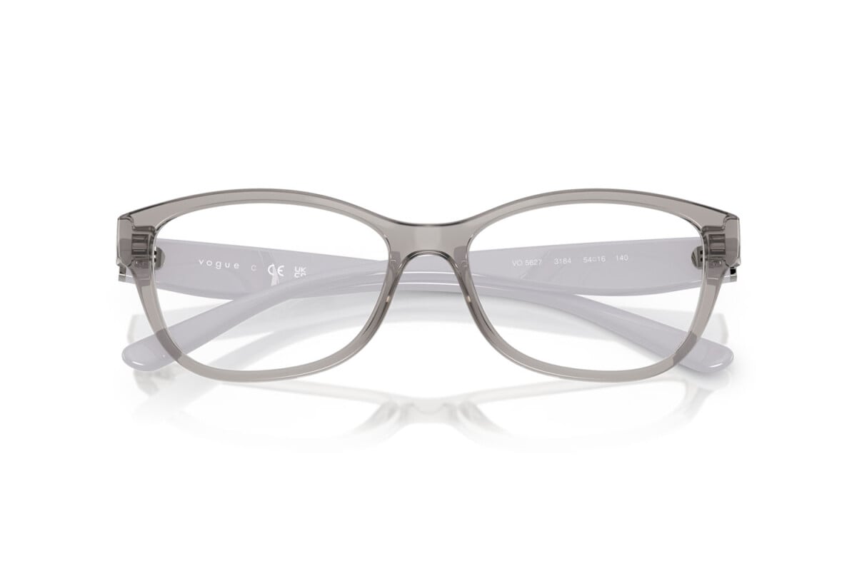 VOGUE - 3184 GRIGIO TRASPARENTE | OCCHIALE DA VISTA DONNA - VO 5627 TAGLIA 52