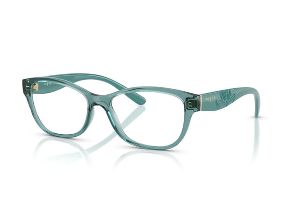 VOGUE - 3196 VERDE CHIARO TRASPARENTE | OCCHIALE DA VISTA DONNA - VO 5627 TAGLIA 54