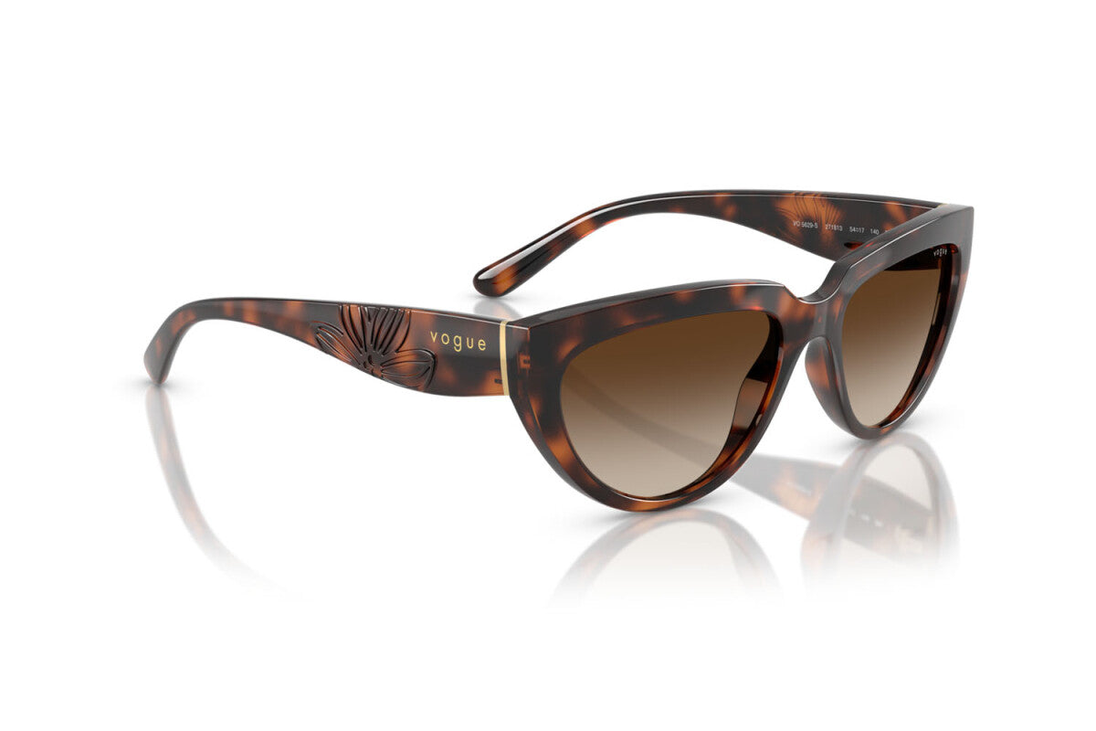 VOGUE - 271813 AVANA COMPLETAMENTE SCURA | OCCHIALE DA SOLE DONNA - VO 5629S TAGLIA 54