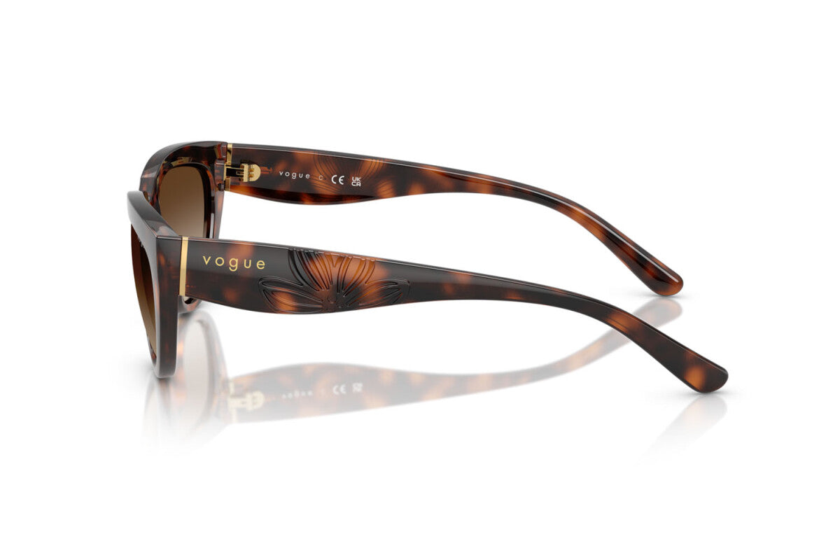 VOGUE - 271813 AVANA COMPLETAMENTE SCURA | OCCHIALE DA SOLE DONNA - VO 5629S TAGLIA 54