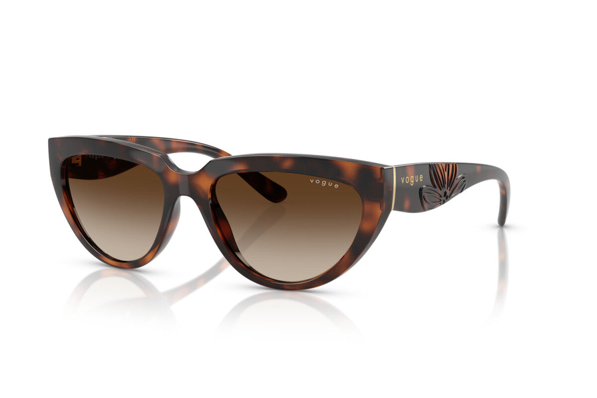VOGUE - 271813 AVANA COMPLETAMENTE SCURA | OCCHIALE DA SOLE DONNA - VO 5629S TAGLIA 54