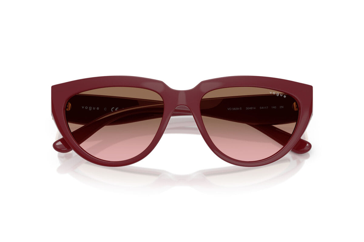 VOGUE - 304814 BORDEAUX PIENO | OCCHIALE DA SOLE DONNA - VO 5629S TAGLIA 54