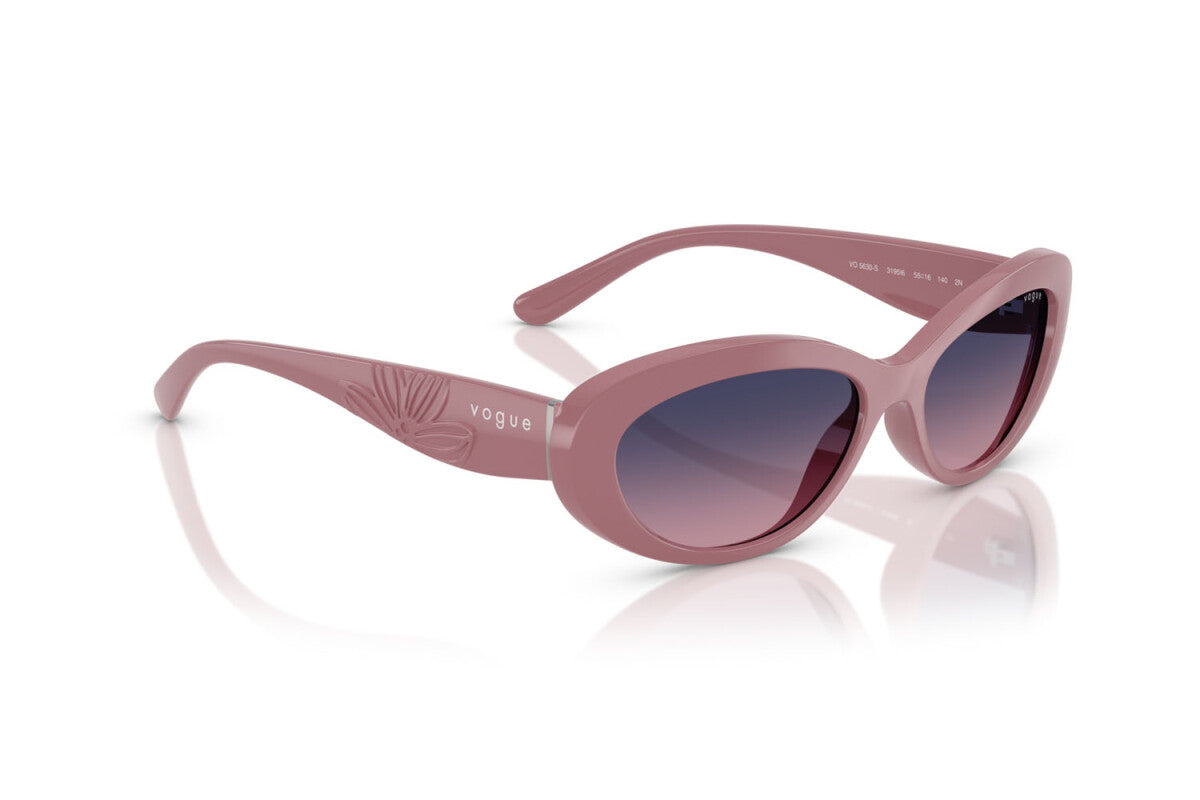 VOGUE - 3195I6 ROSA ANTICO SCURO PIENO | OCCHIALE DA SOLE DONNA - VO 5630S TAGLIA 55