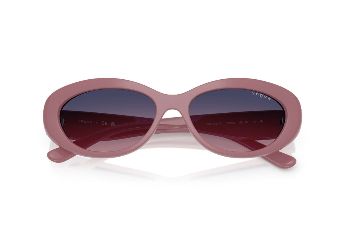 VOGUE - 3195I6 ROSA ANTICO SCURO PIENO | OCCHIALE DA SOLE DONNA - VO 5630S TAGLIA 55