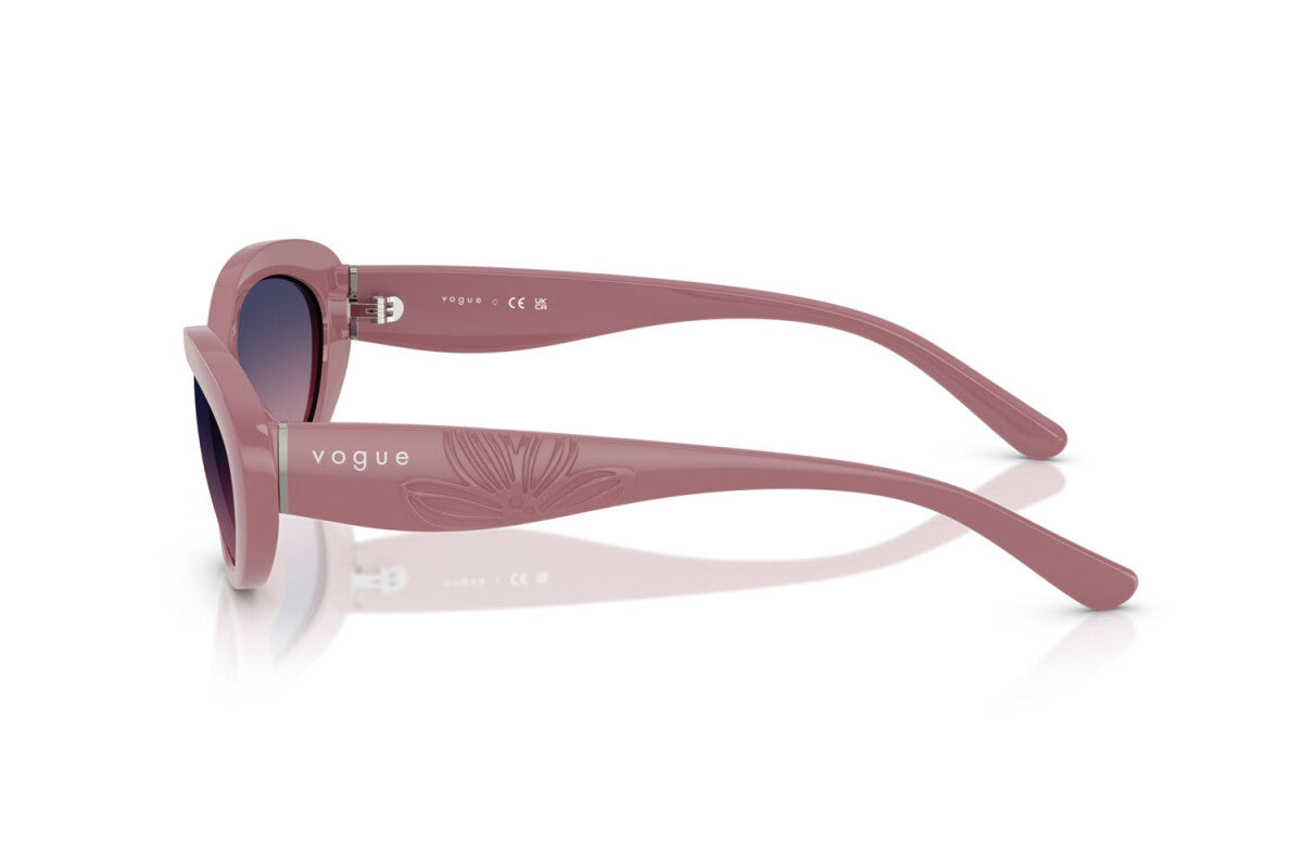 VOGUE - 3195I6 ROSA ANTICO SCURO PIENO | OCCHIALE DA SOLE DONNA - VO 5630S TAGLIA 55