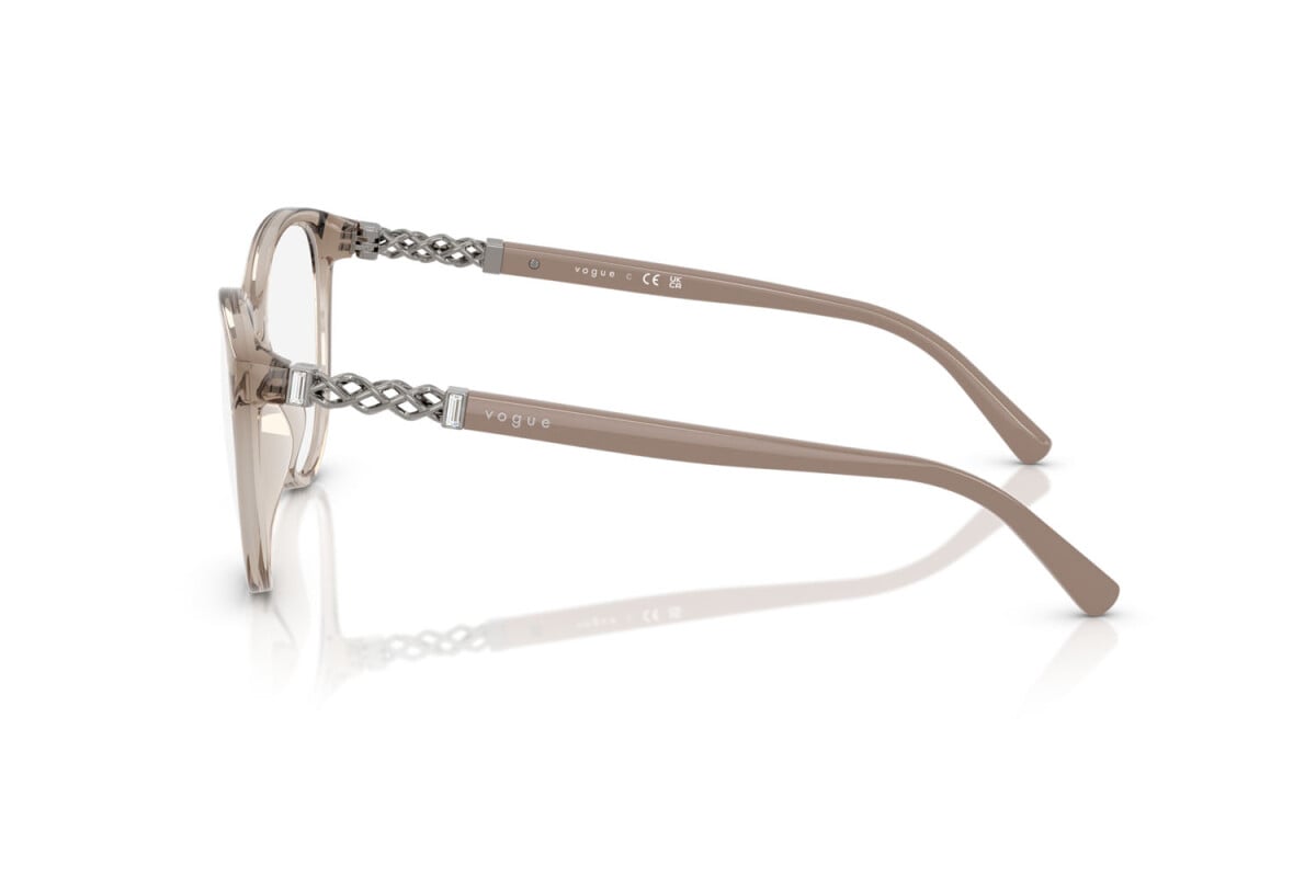 VOGUE - 2990 CARAMELLO TRASPARENTE | OCCHIALE DA VISTA DONNA - VO 5631B TAGLIA 51