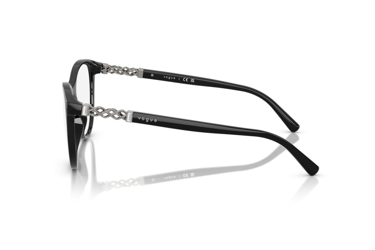 VOGUE - W44 NERO | OCCHIALE DA VISTA DONNA - VO 5631B TAGLIA 51