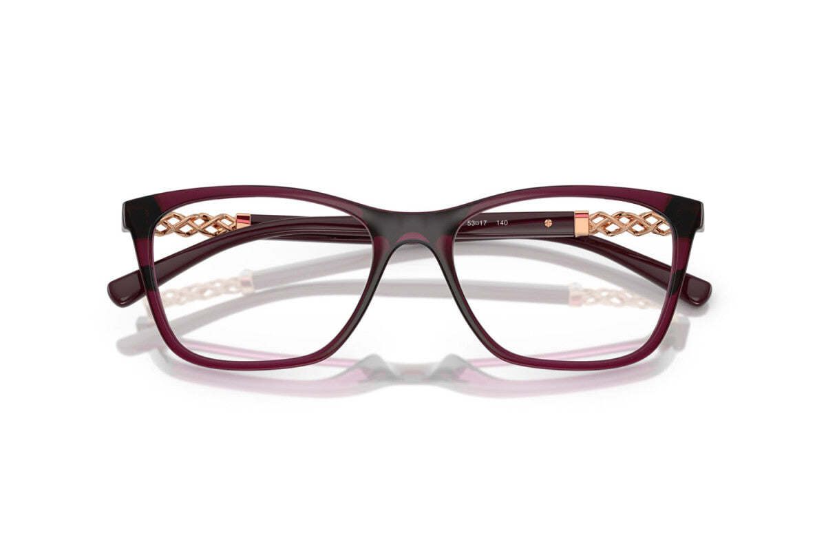 VOGUE - 2989 CILIEGIA TRASPARENTE | OCCHIALE DA VISTA DONNA - VO 5632B TAGLIA 51