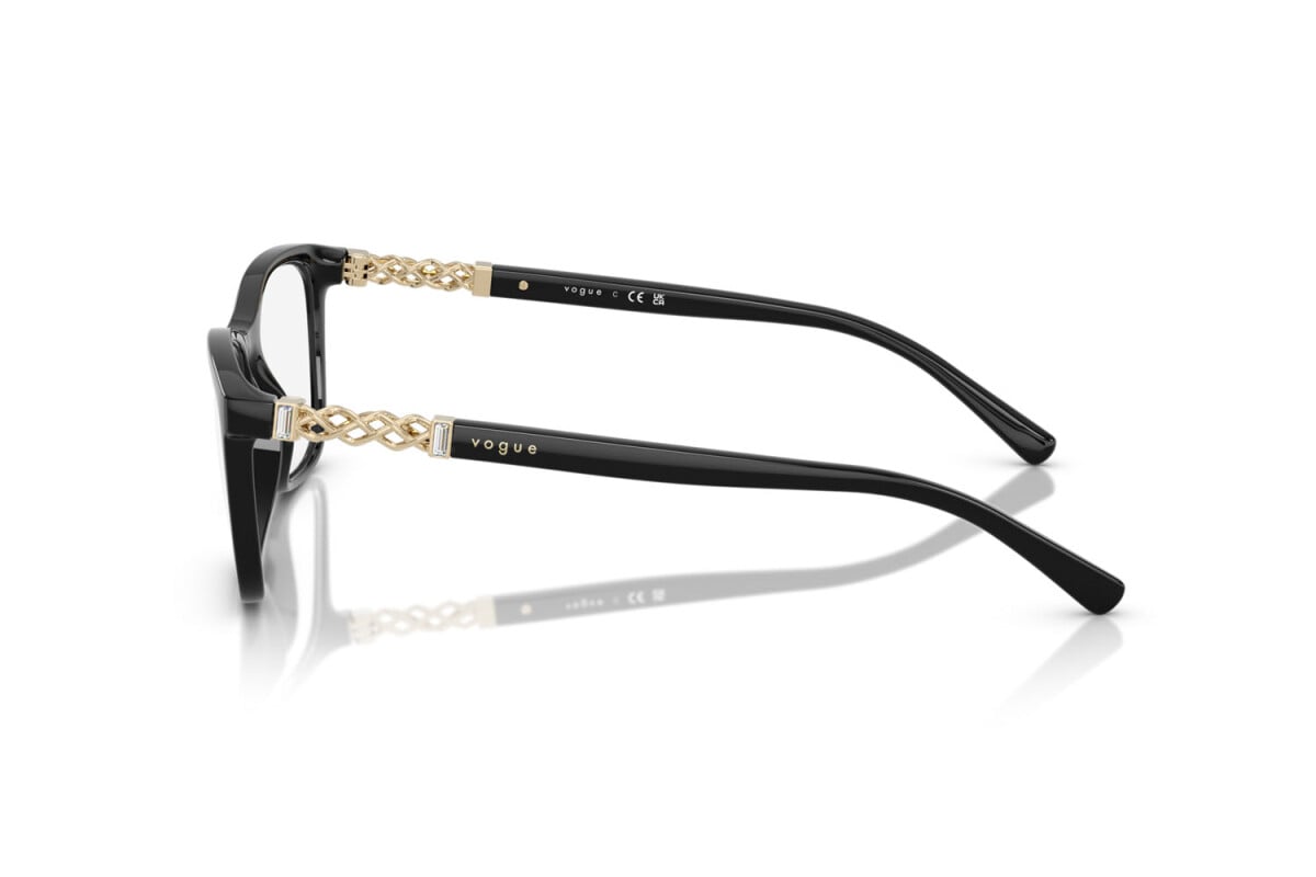 VOGUE - W44 NERO | OCCHIALE DA VISTA DONNA - VO 5632B TAGLIA 53