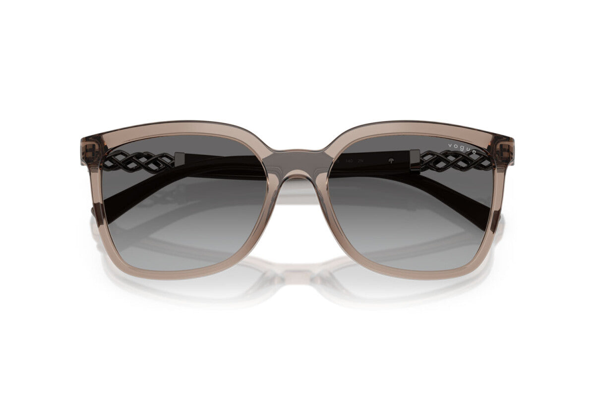 VOGUE - 294011 MARRONE TRASPARENTE | OCCHIALE DA SOLE DONNA - VO 5633SB TAGLIA 56