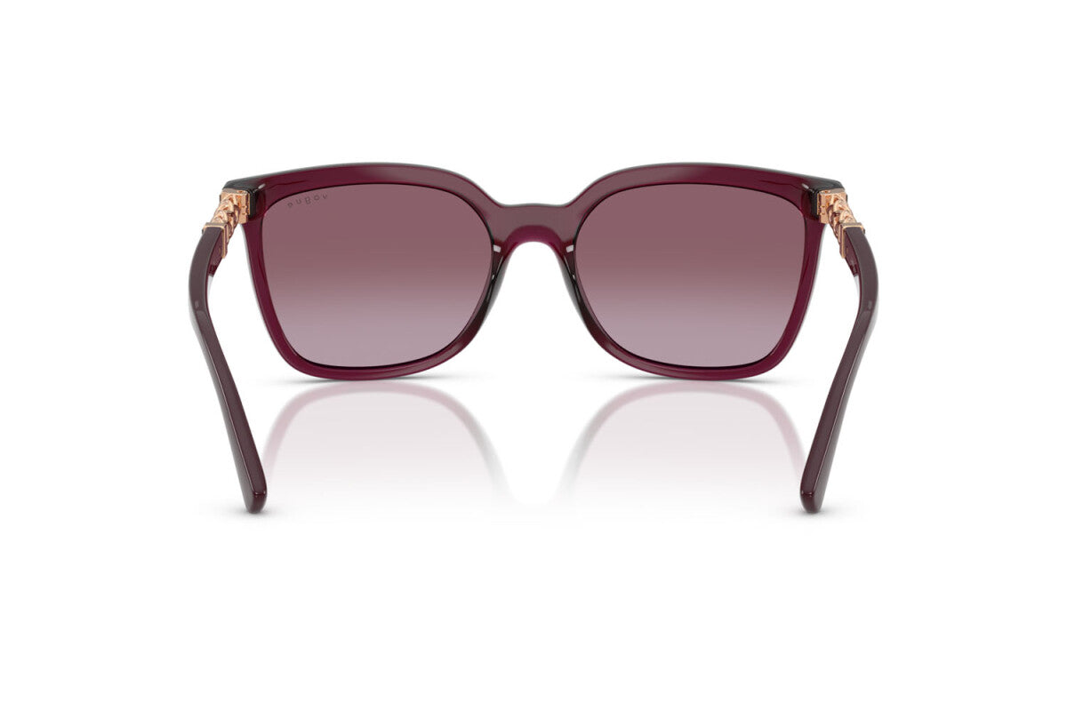 VOGUE - 29898H CILIEGIA TRASPARENTE | OCCHIALE DA SOLE DONNA - VO 5633SB TAGLIA 56