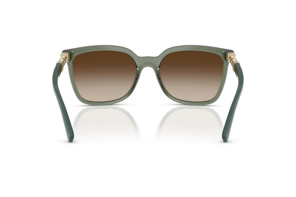 VOGUE - 308613 VERDE GERMANO REALE TRASPARENTE | OCCHIALE DA SOLE DONNA - VO 5633SB TAGLIA 56