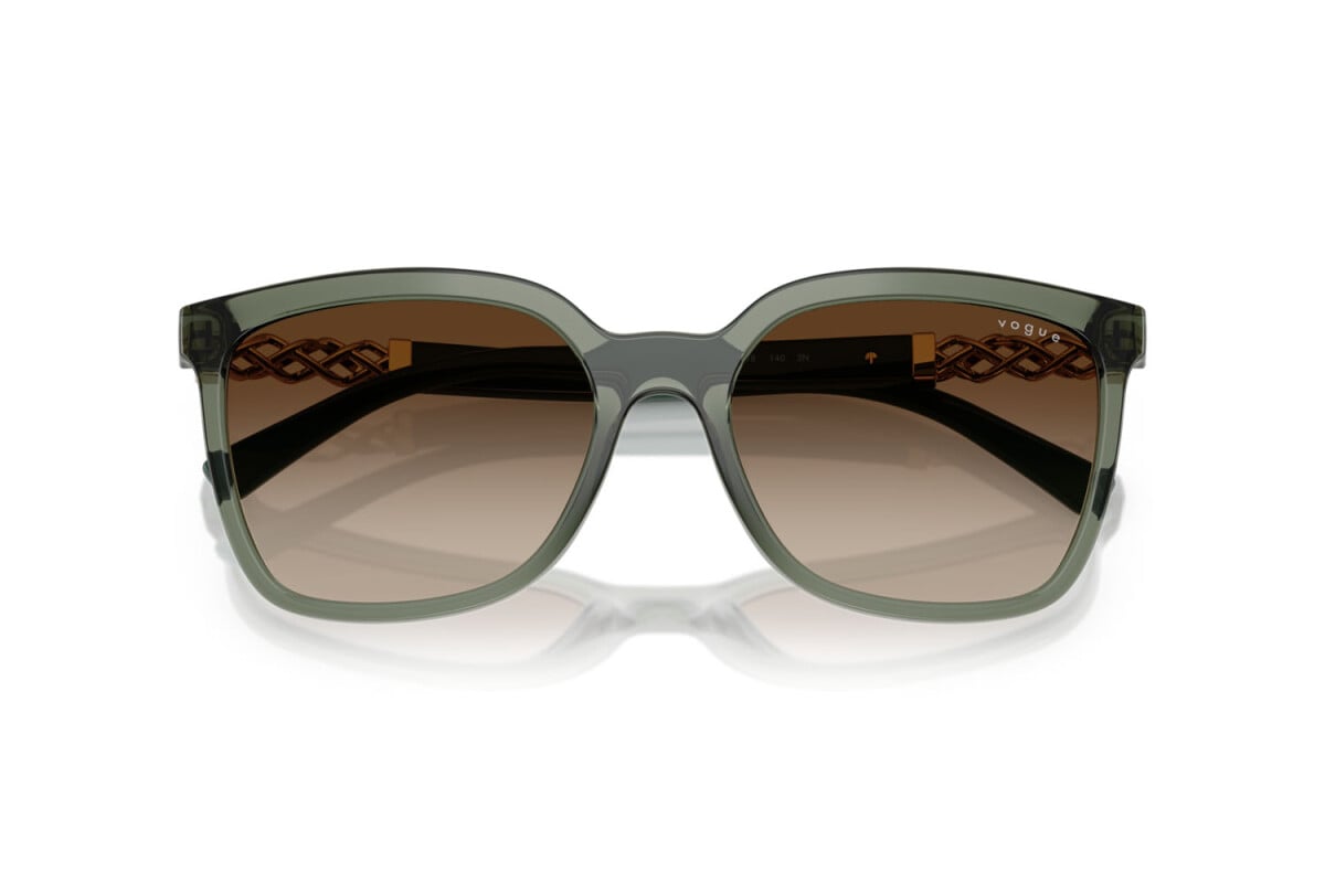 VOGUE - 308613 VERDE GERMANO REALE TRASPARENTE | OCCHIALE DA SOLE DONNA - VO 5633SB TAGLIA 56