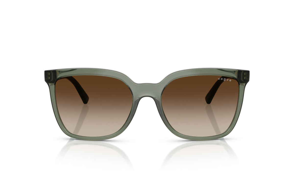 VOGUE - 308613 VERDE GERMANO REALE TRASPARENTE | OCCHIALE DA SOLE DONNA - VO 5633SB TAGLIA 56
