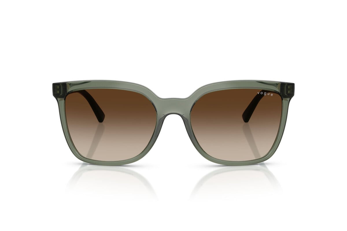 VOGUE - 308613 VERDE GERMANO REALE TRASPARENTE | OCCHIALE DA SOLE DONNA - VO 5633SB TAGLIA 56