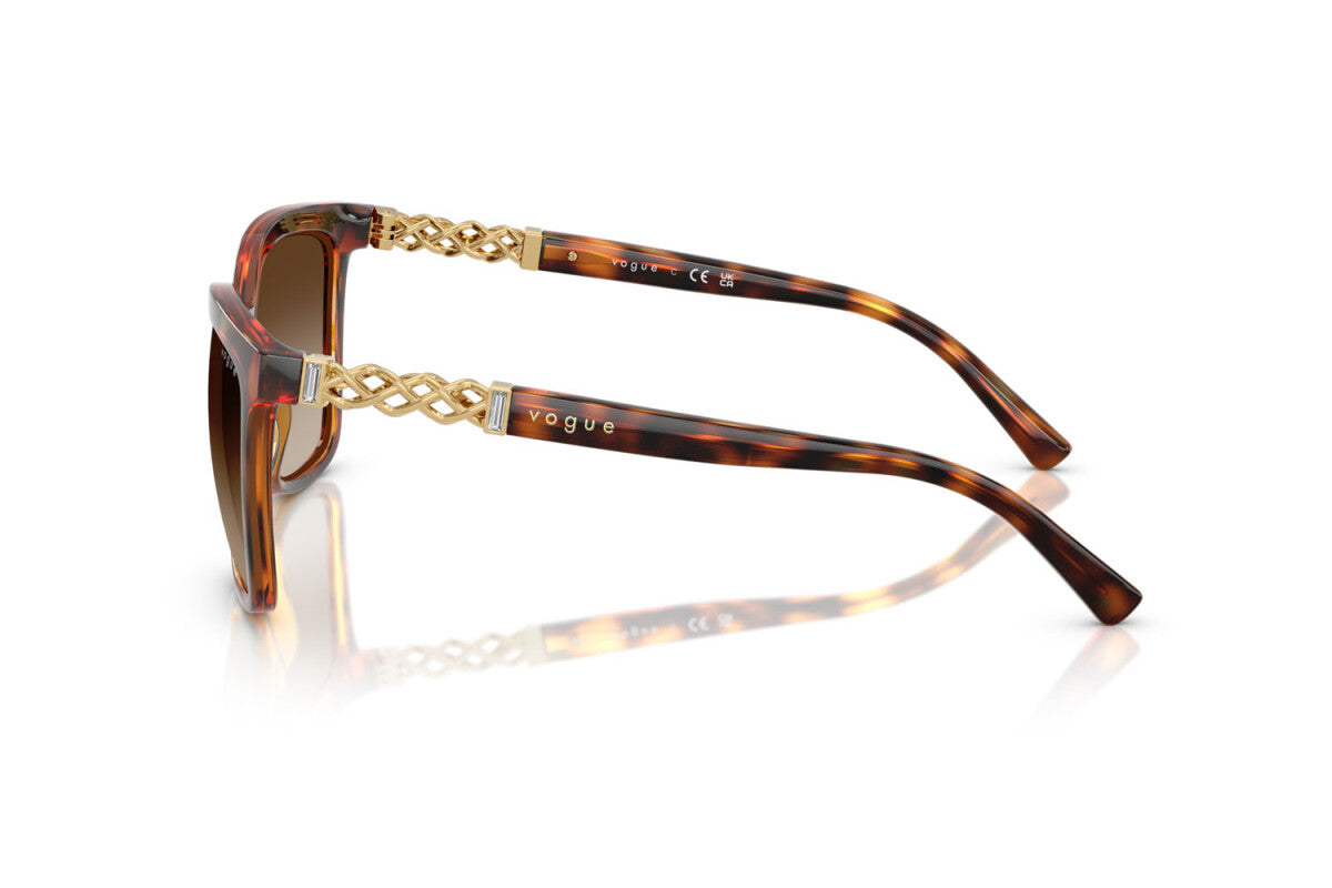 VOGUE - W65613 AVANA SCURA | OCCHIALE DA SOLE DONNA - VO 5633SB TAGLIA 56