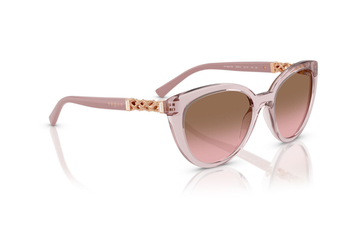 VOGUE - 282814 ROSA TRASPARENTE | OCCHIALE DA SOLE DONNA - VO 5634SB TAGLIA 53