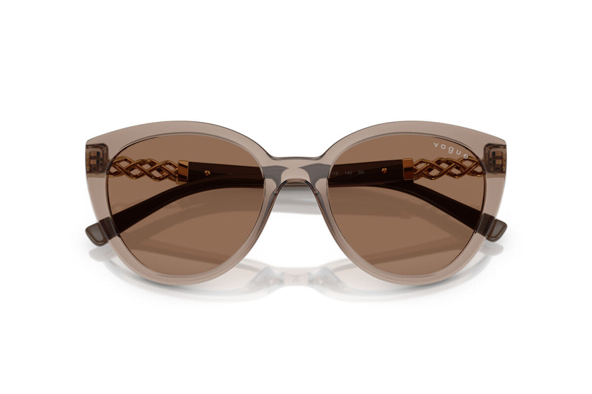 VOGUE - 294073 MARRONE TRASPARENTE | OCCHIALE DA SOLE DONNA - VO 5634SB TAGLIA 53