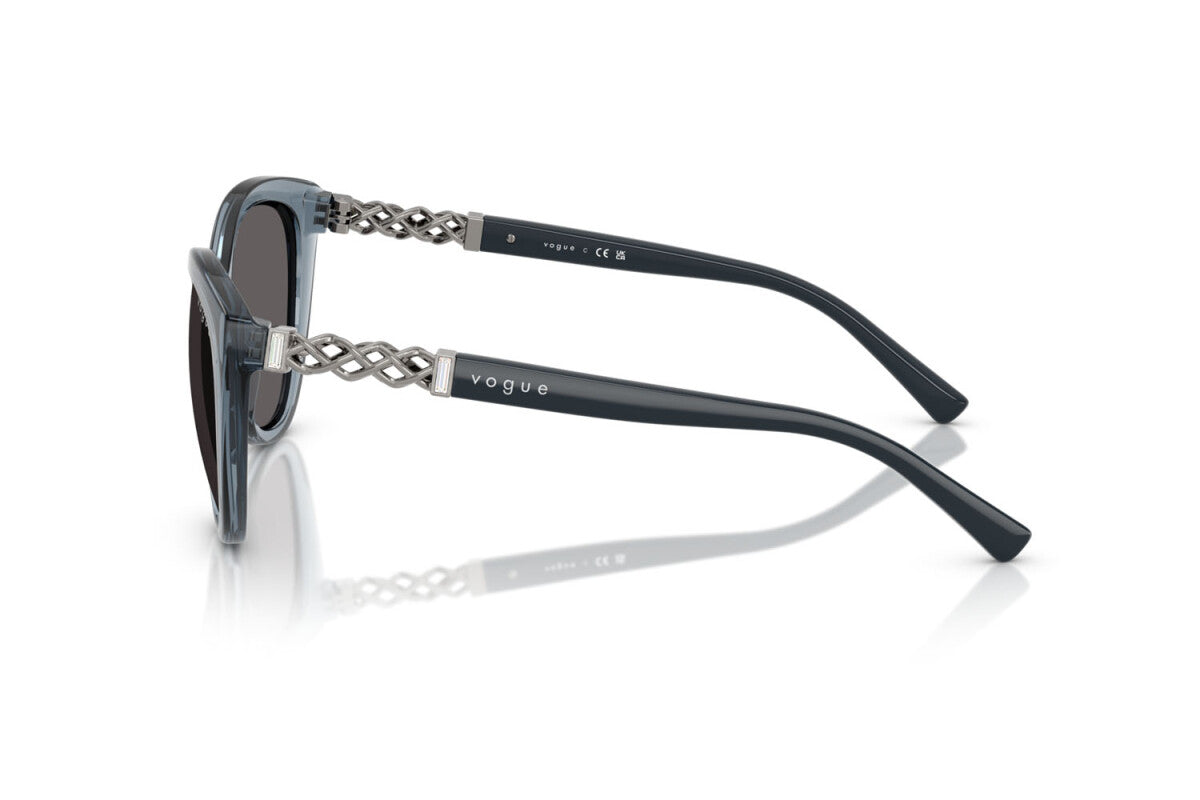 VOGUE - 296687 AZZURRO TRASPARENTE | OCCHIALE DA SOLE DONNA - VO 5634SB TAGLIA 53