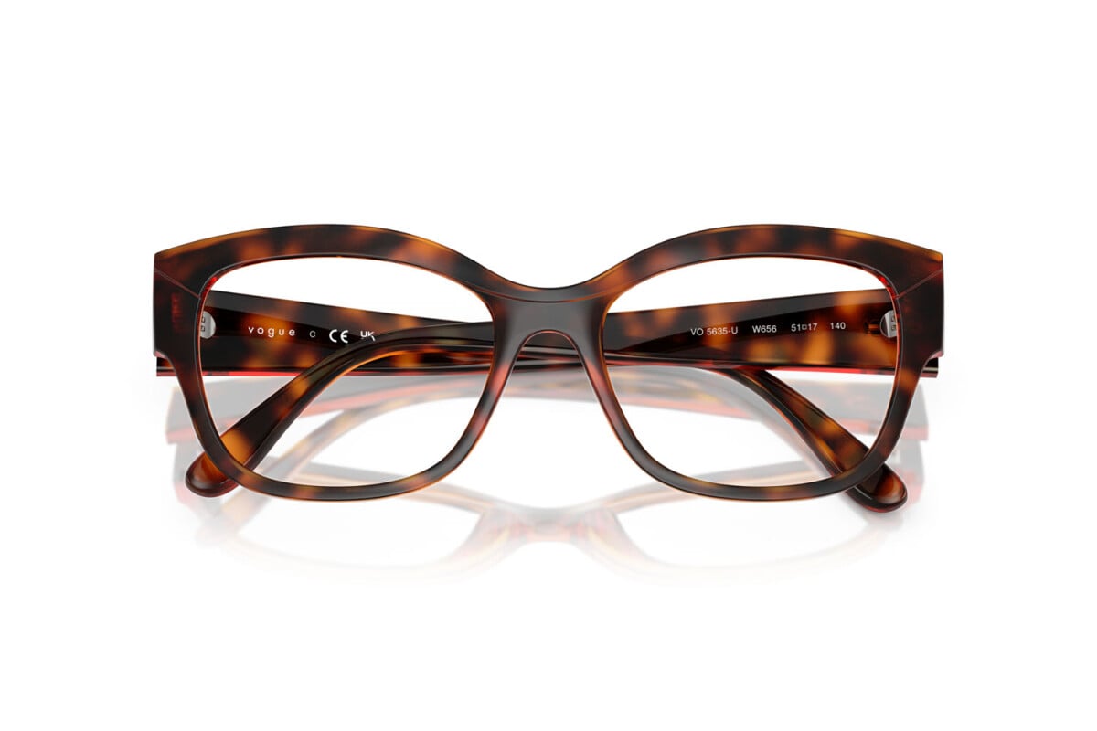 VOGUE - W656 AVANA SCURA | OCCHIALE DA VISTA DONNA - VO 5635U TAGLIA 51