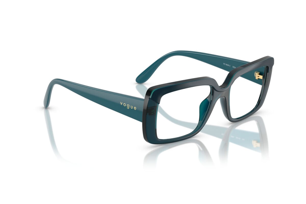 VOGUE - 3224 TOP BLU/OTTANIO TRASPARENTE | OCCHIALE DA VISTA DONNA - VO 5636U TAGLIA 52