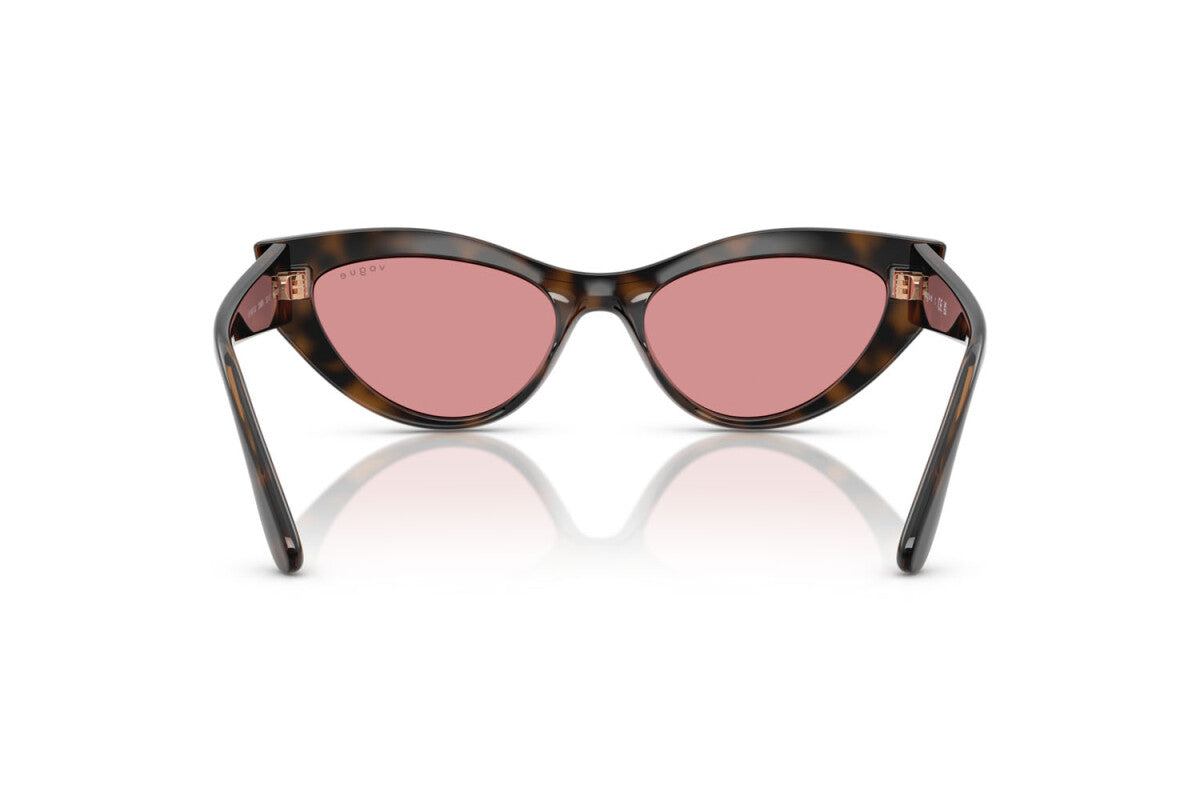 VOGUE - 2386F6 TOP AVANA/MARRONE CHIARO | OCCHIALE DA SOLE DONNA - VO 5637SU TAGLIA 52