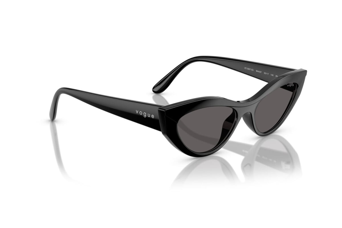 VOGUE - W44/87 NERO | OCCHIALE DA SOLE DONNA - VO 5637SU TAGLIA 52