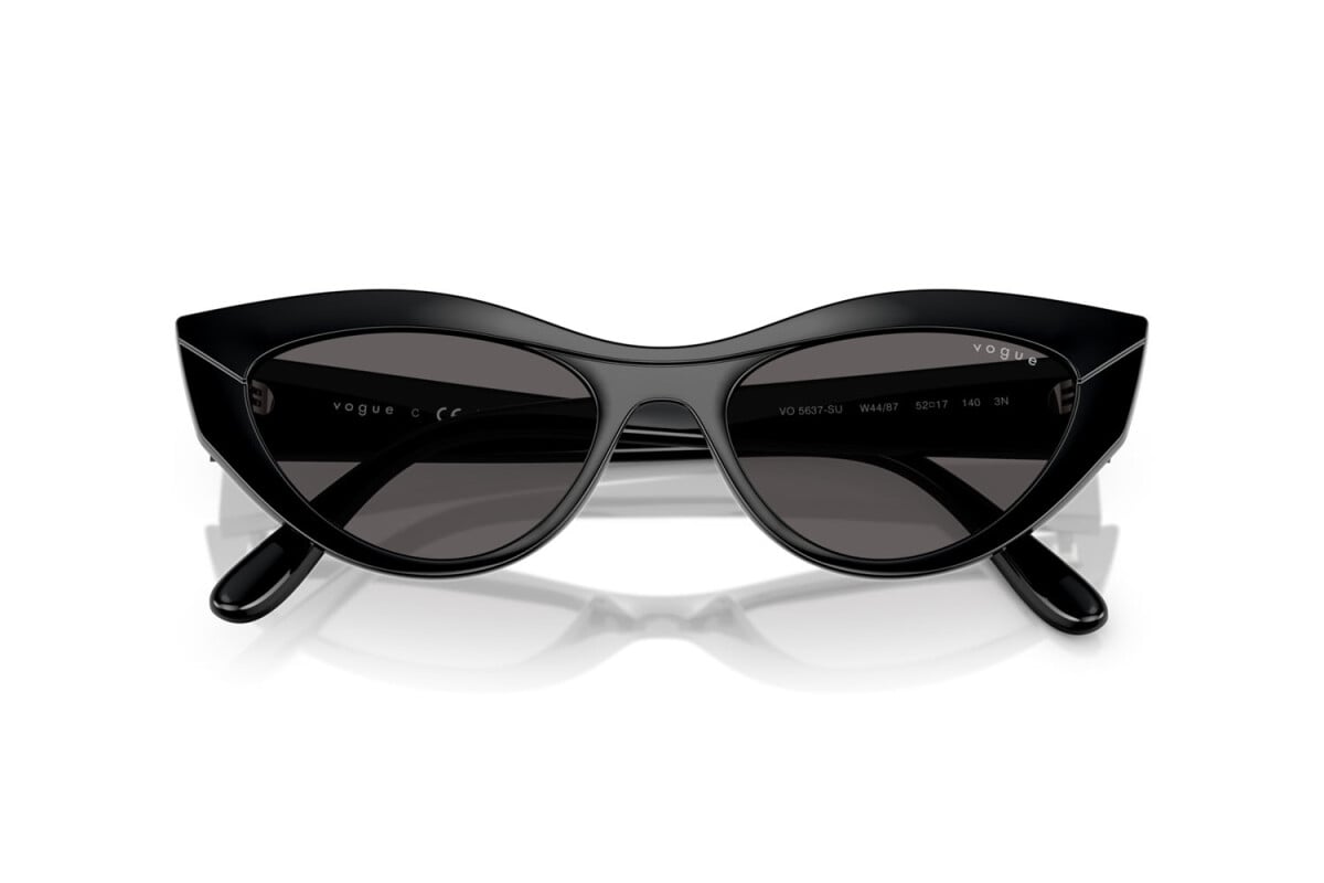 VOGUE - W44/87 NERO | OCCHIALE DA SOLE DONNA - VO 5637SU TAGLIA 52