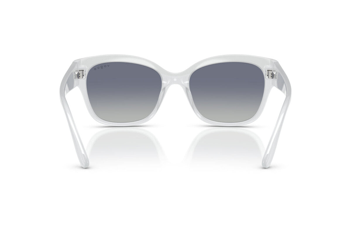 VOGUE - 32204L TOP BIANCO/LATTE OPALE | OCCHIALE DA SOLE DONNA - VO 5638SU TAGLIA 55