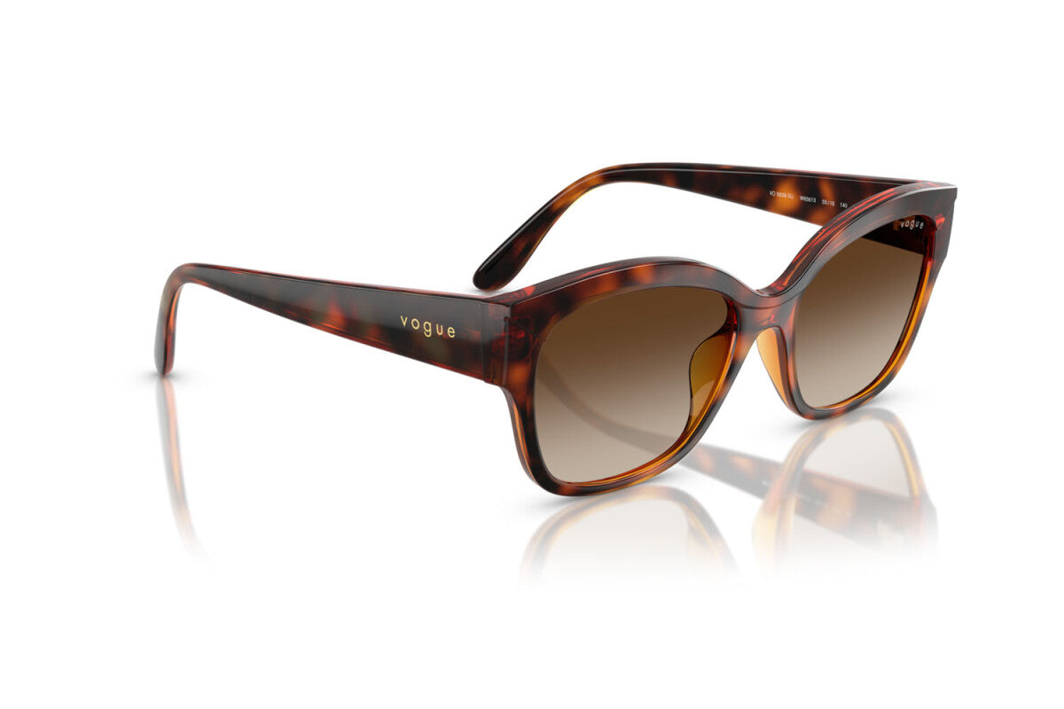 VOGUE - W65613 AVANA SCURA | OCCHIALE DA SOLE DONNA - VO 5638SU TAGLIA 55