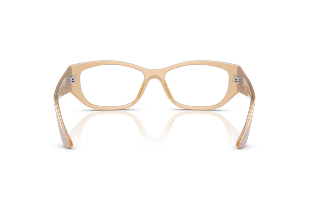 VOGUE - 3234 CREMA PERLA TRASPARENTE | OCCHIALE DA VISTA DONNA - VO 5640U TAGLIA 51