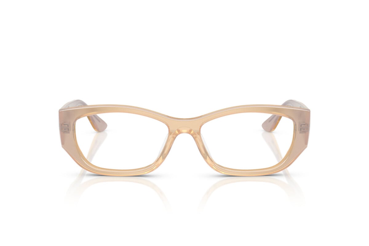 VOGUE - 3234 CREMA PERLA TRASPARENTE | OCCHIALE DA VISTA DONNA - VO 5640U TAGLIA 51