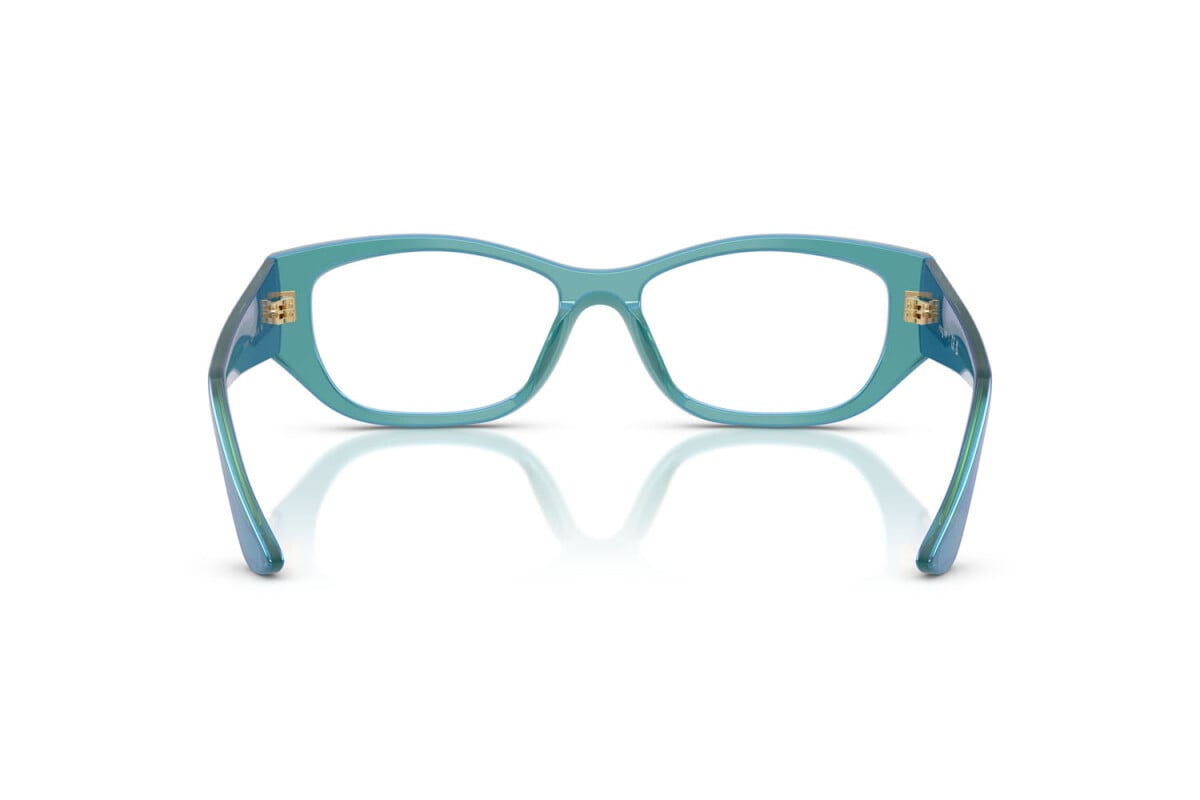 VOGUE - 3235 VERDE PERLA TRASPARENTE | OCCHIALE DA VISTA DONNA - VO 5640U TAGLIA 51