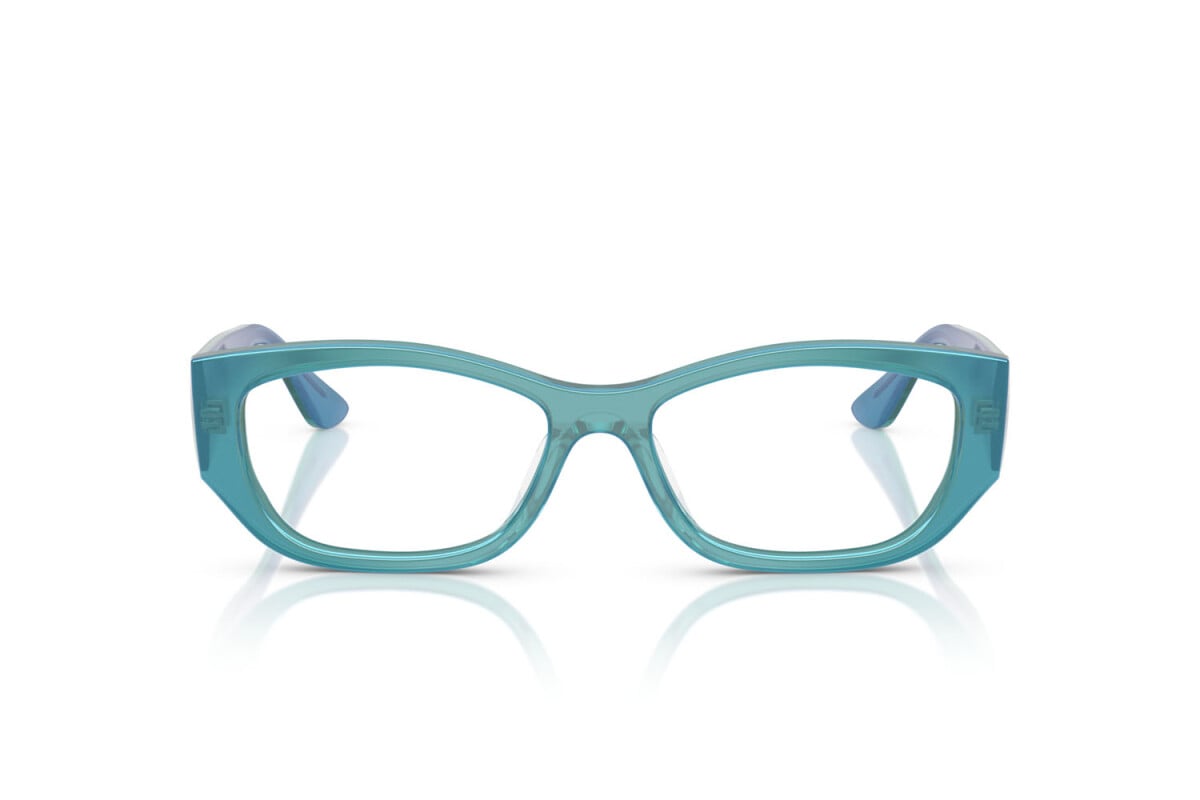 VOGUE - 3235 VERDE PERLA TRASPARENTE | OCCHIALE DA VISTA DONNA - VO 5640U TAGLIA 51