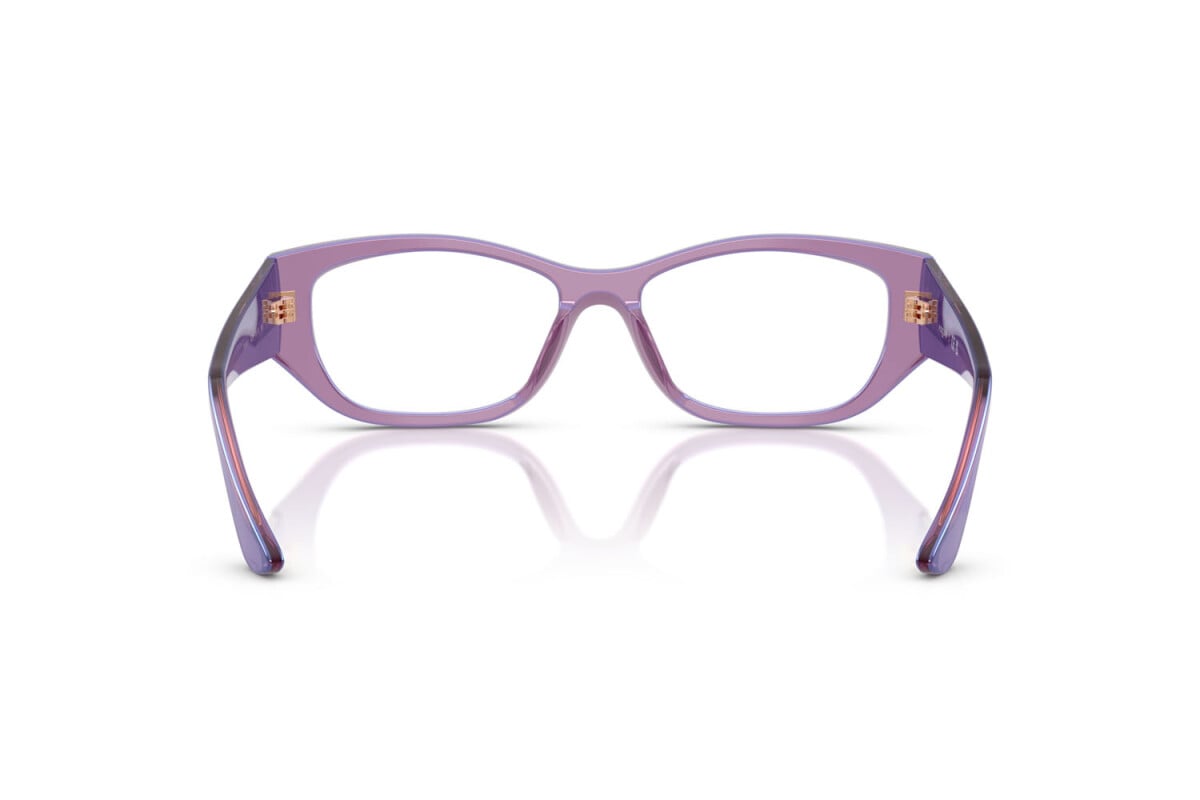 VOGUE - 3236 VIOLA PERLA TRASPARENTE | OCCHIALE DA VISTA DONNA - VO 5640U TAGLIA 51