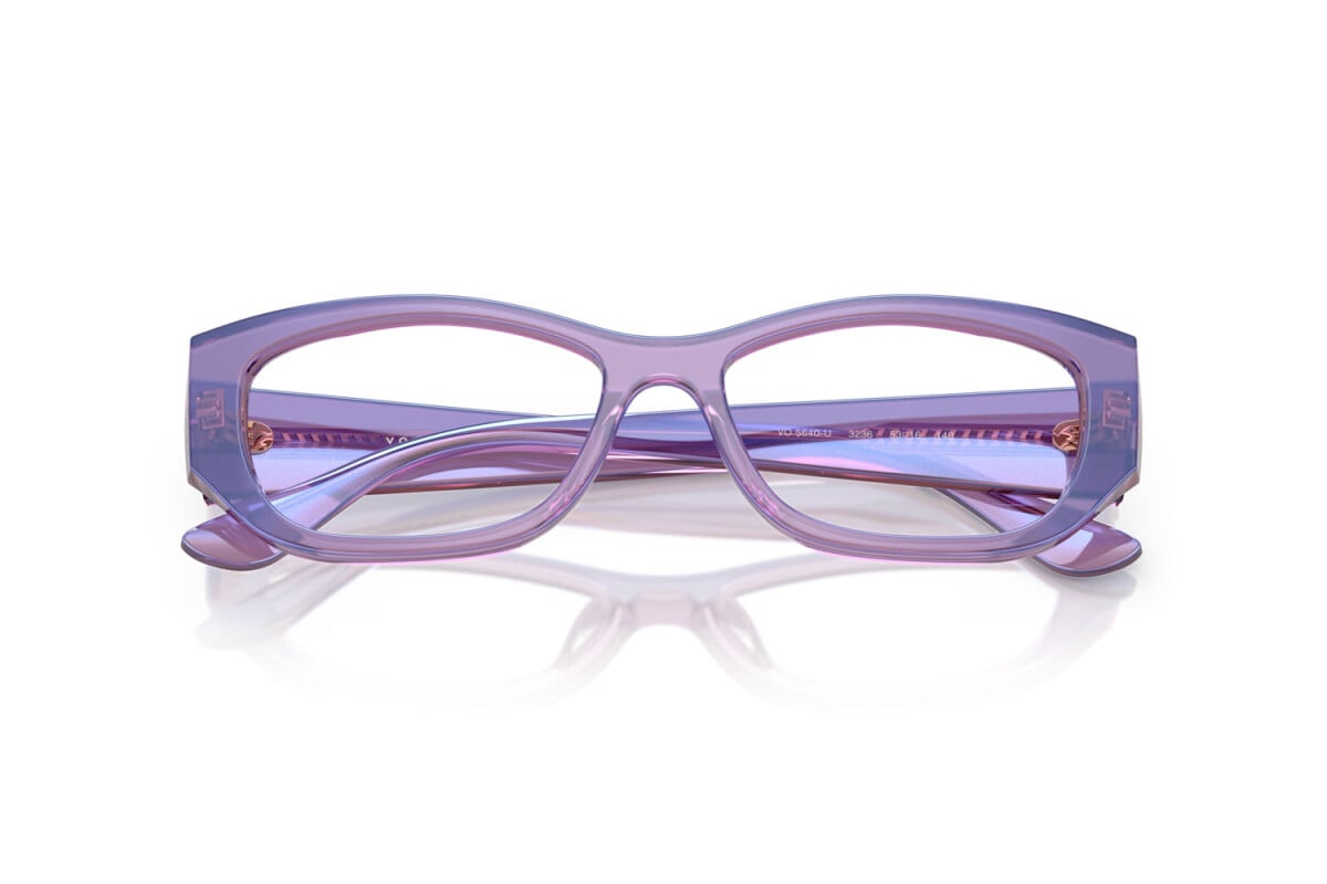 VOGUE - 3236 VIOLA PERLA TRASPARENTE | OCCHIALE DA VISTA DONNA - VO 5640U TAGLIA 51