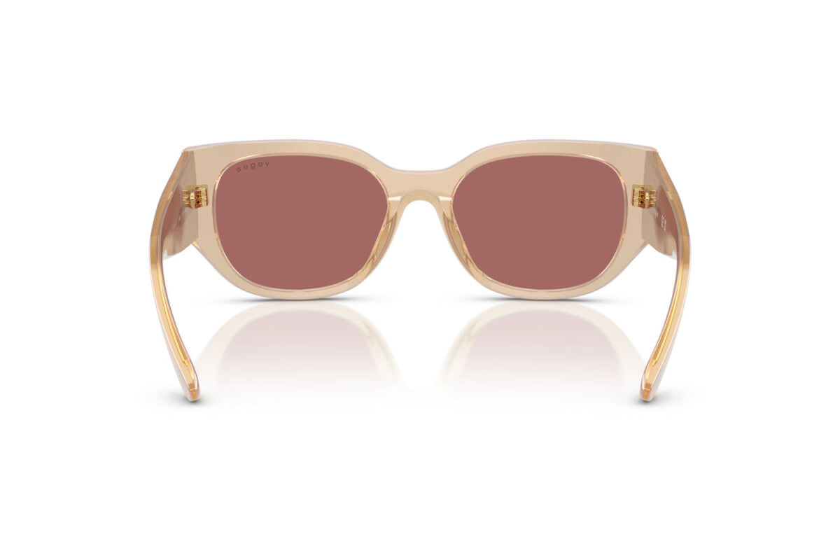 VOGUE - 323469 CREMA PERLA TRASPARENTE | OCCHIALE DA SOLE DONNA - VO 5641SU TAGLIA 53