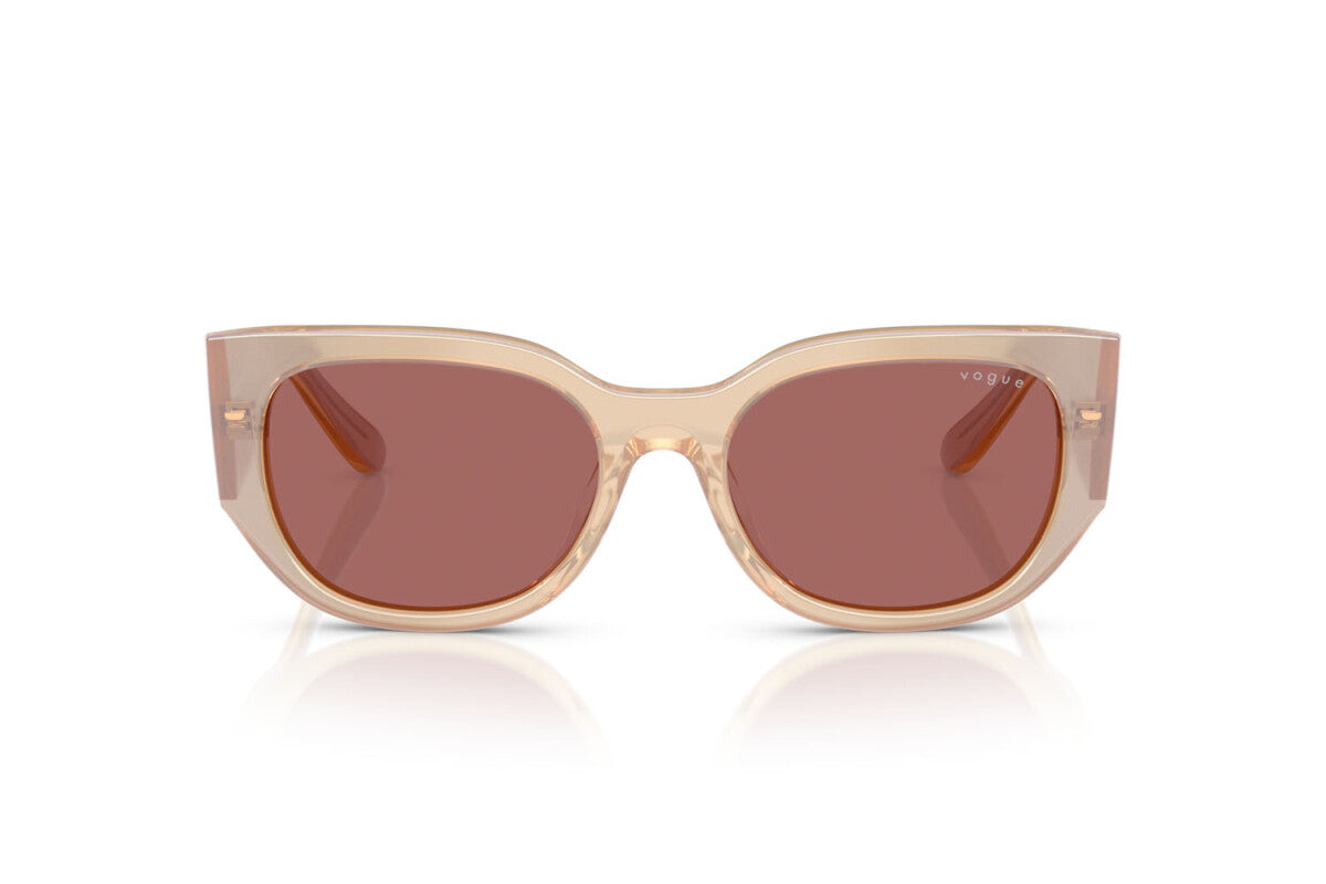 VOGUE - 323469 CREMA PERLA TRASPARENTE | OCCHIALE DA SOLE DONNA - VO 5641SU TAGLIA 53