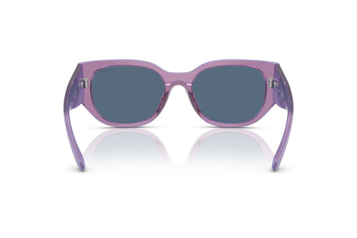 VOGUE - 323680 VIOLA PERLA TRASPARENTE | OCCHIALE DA SOLE DONNA - VO 5641SU TAGLIA 53