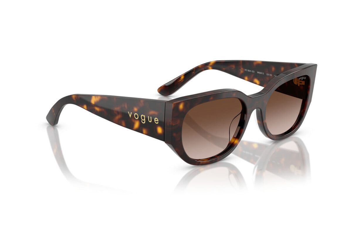 VOGUE - W65613 AVANA SCURA | OCCHIALE DA SOLE DONNA - VO 5641SU TAGLIA 53