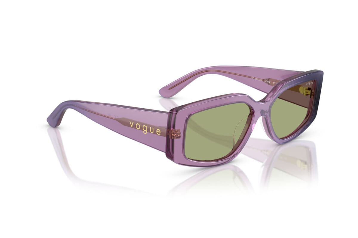VOGUE - 323682 VIOLA PERLA TRASPARENTE | OCCHIALE DA SOLE DONNA - VO 5642SU TAGLIA 55